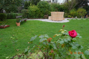 Badebottich im Garten!
