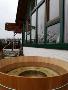 Badefass Modell 2 in Lärchenholz