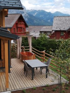 Balubad Außenbadewannen beim Hüttendorf Mondi Holiday am Grundlse!